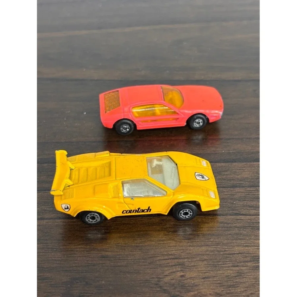 Vintage Matchbox Lamborghini Lot Countach LP 5000S 1985 & Marzal 1969 Diecast